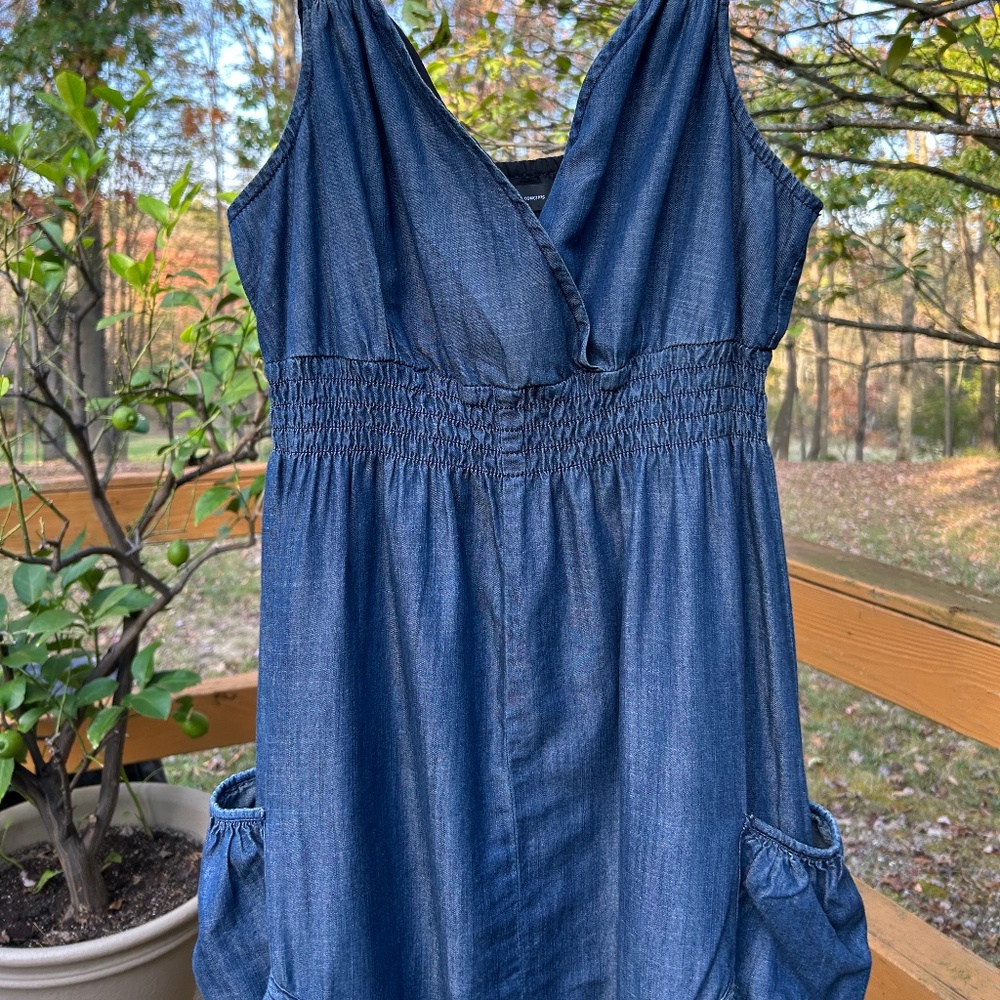 INC International Concepts Blue Jeans Dress, Size 6 - Picture 11 of 16